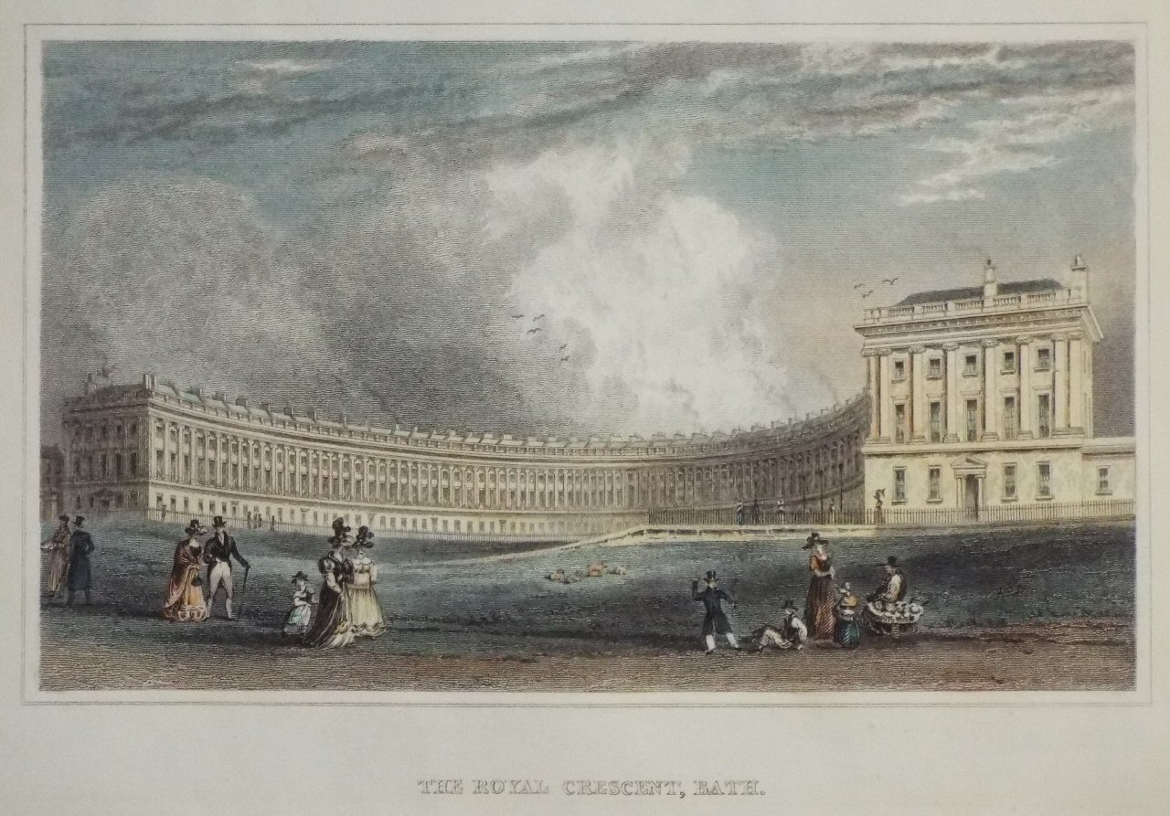 Print - The Royal Crescent, Bath.